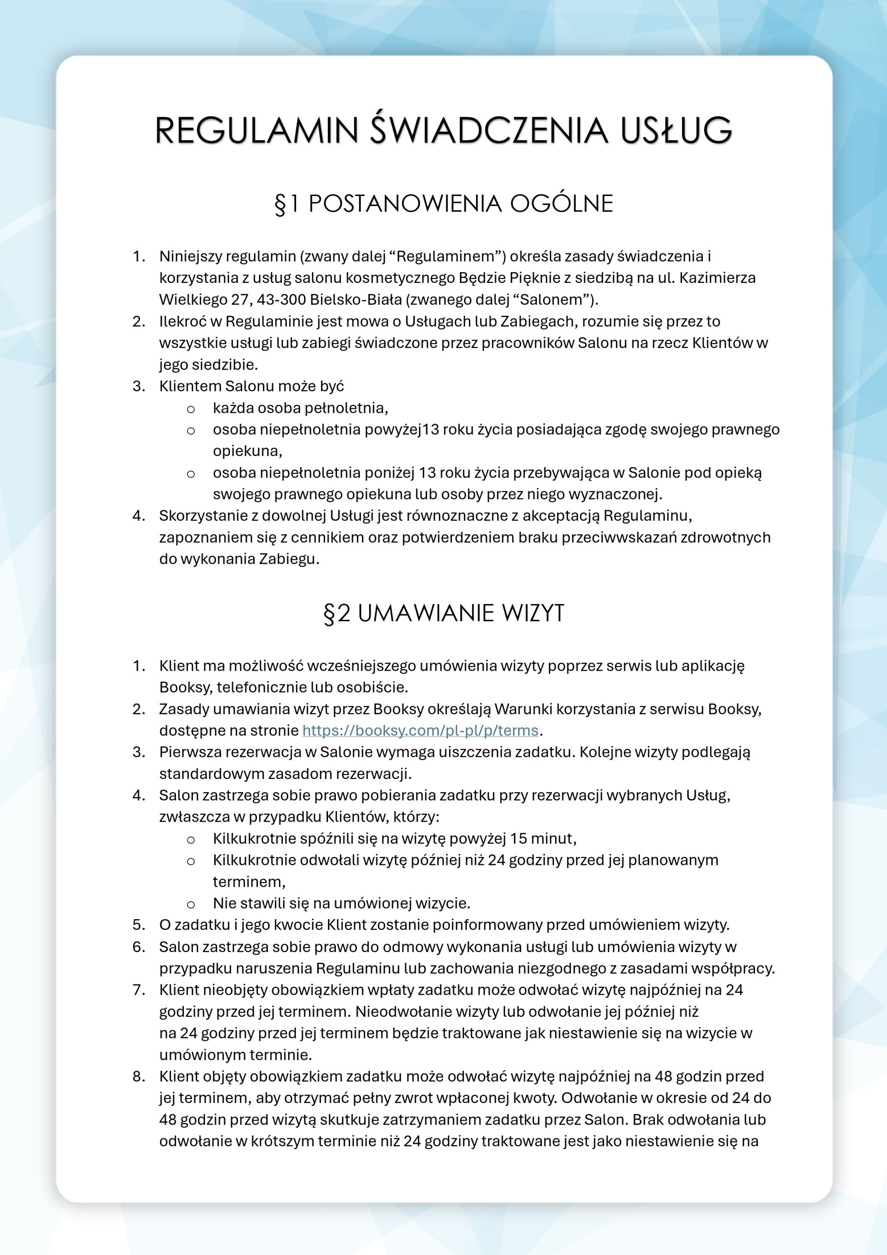 Regulamin Będzie Pięknie_pages-to-jpg-0001